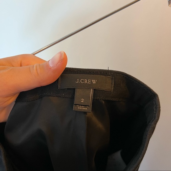J.Crew pencil skirt | Pockets, front slit | Black, 2 - Picture 6 of 9